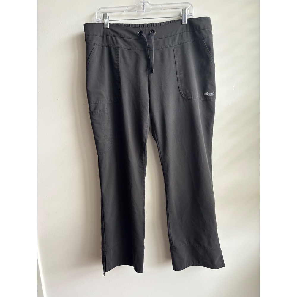 Greys Anatomy Black Scrub Pants Women Large